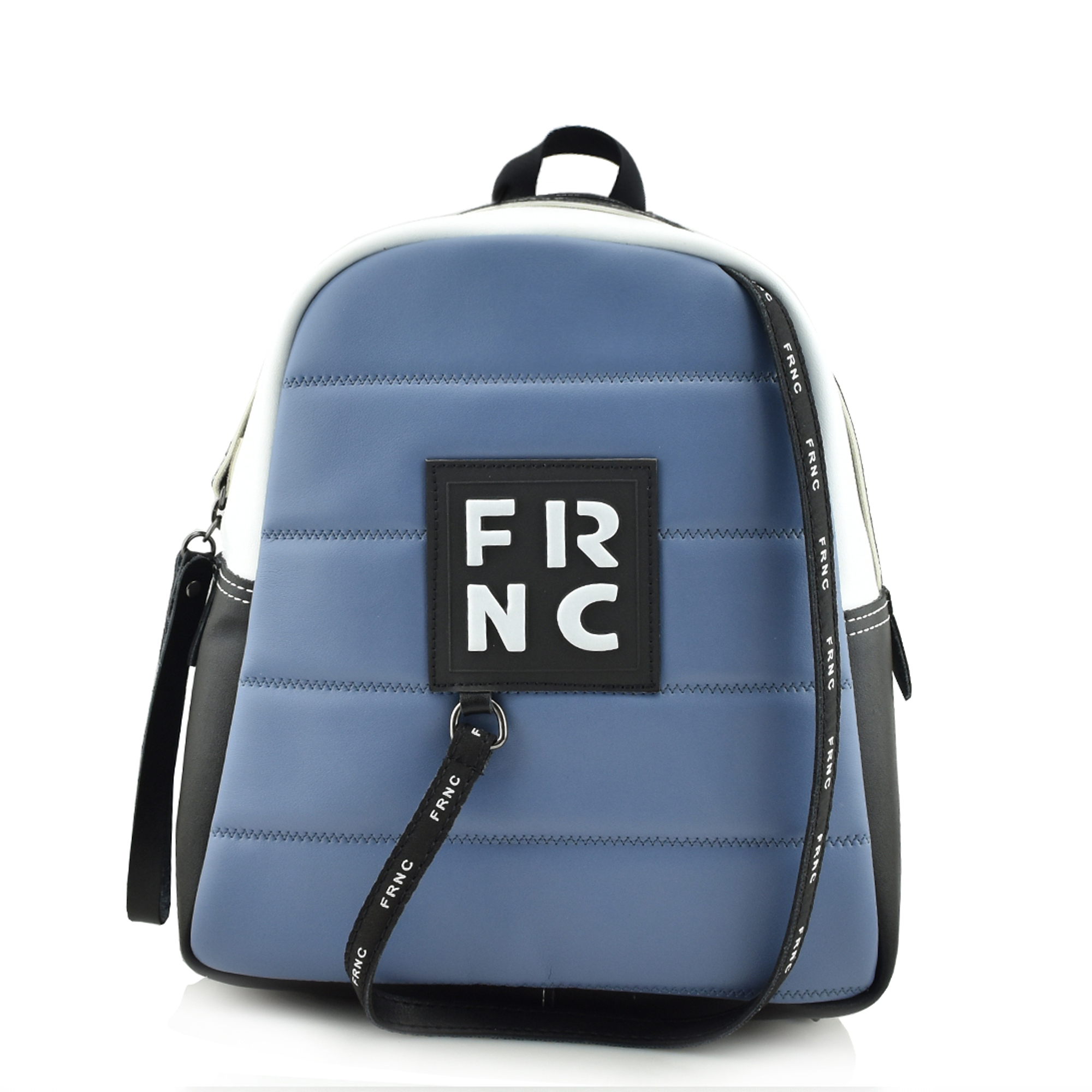 FRNC - FRANCESCO CLASSIC DOUBLE COLOR BACKPACK - 2132 BLUE