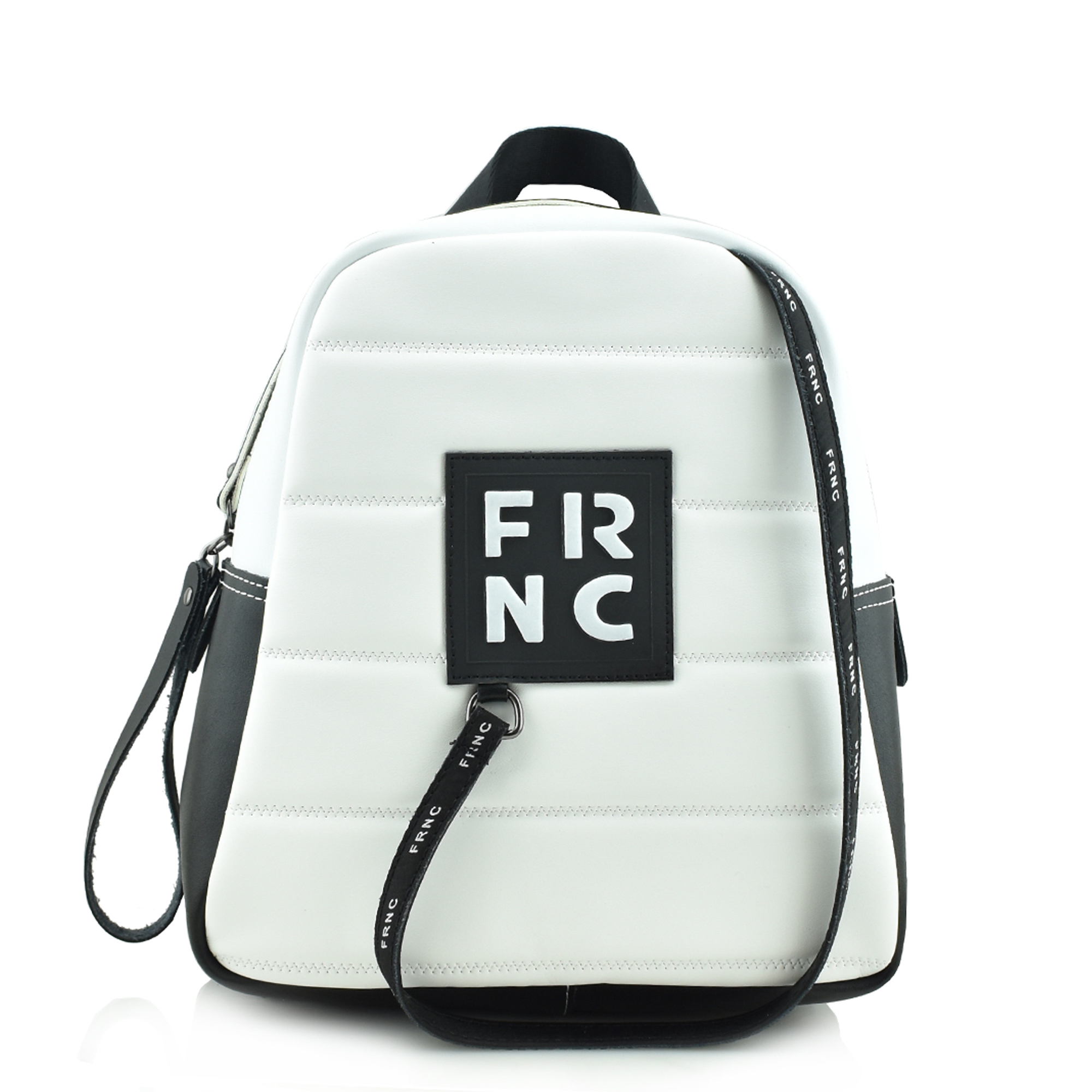 FRNC - FRANCESCO CLASSIC DOUBLE COLOR BACKPACK - 2132 WHITE