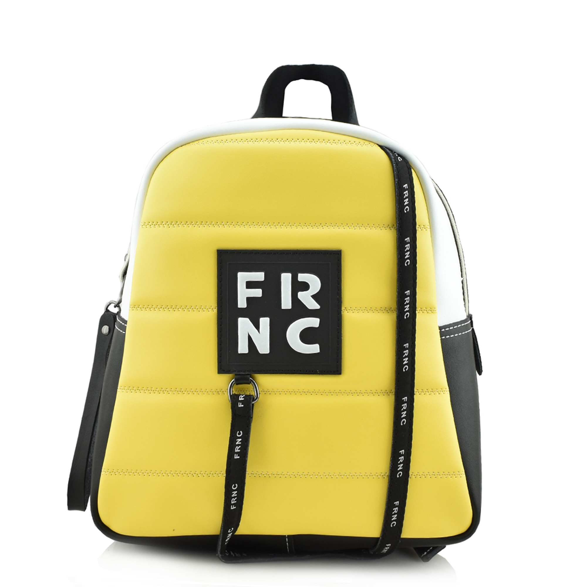 FRNC - FRANCESCO CLASSIC DOUBLE COLOR BACKPACK - 2132 YELLOW