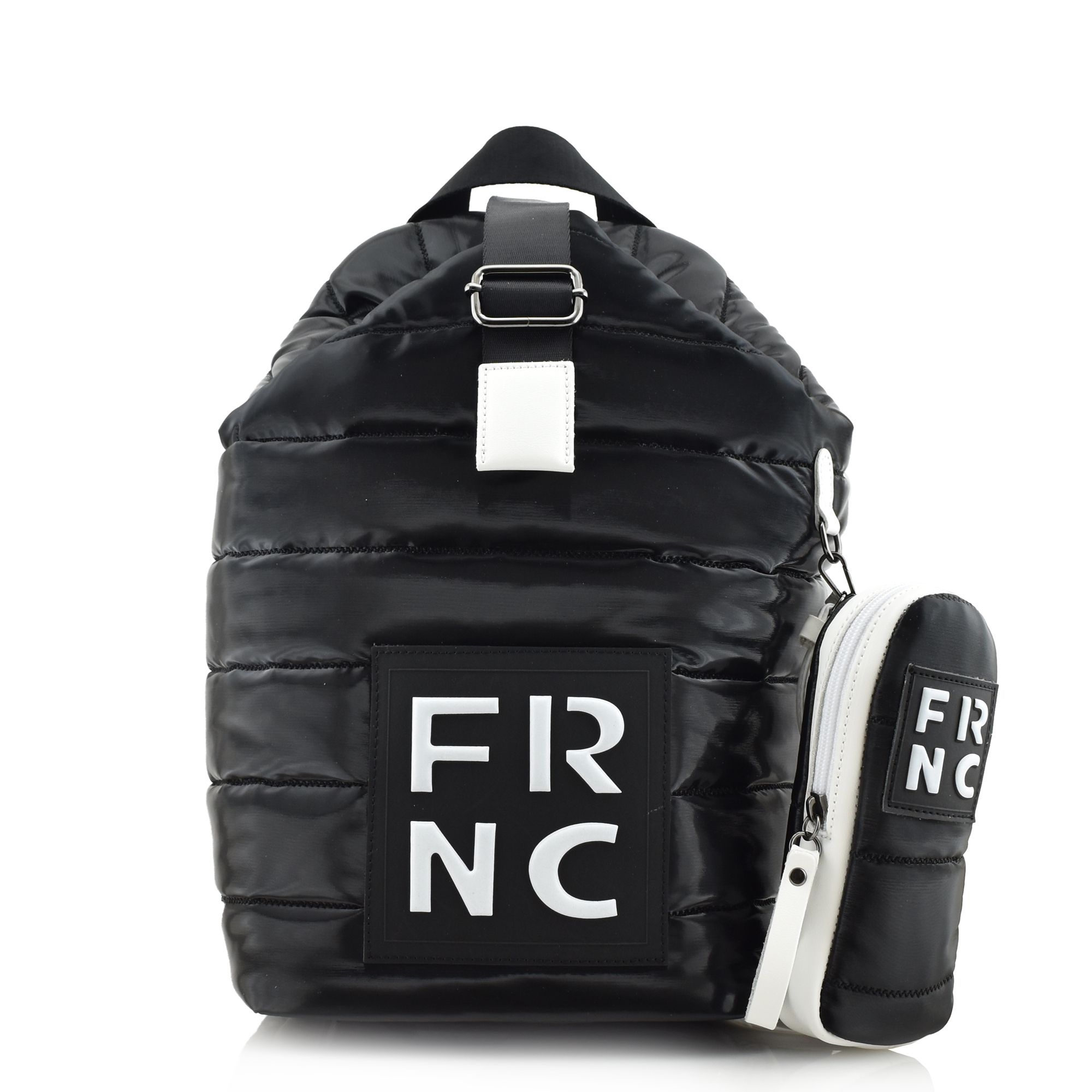 FRNC - FRANCESCO POUCH SHINY BACKPACK - 2301 BLACK