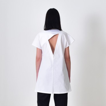 TUNIC WITH OPEN BACK