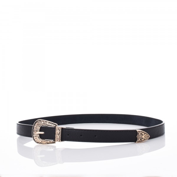 BELT WITH GOLD DETAIL