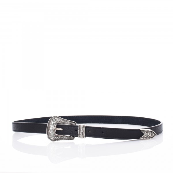 BELT WITH SILVER DETAIL