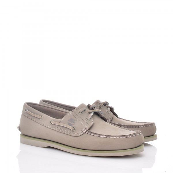 CLASSIC BOAT LACE UP LIGHT TAUPE NUBUCK