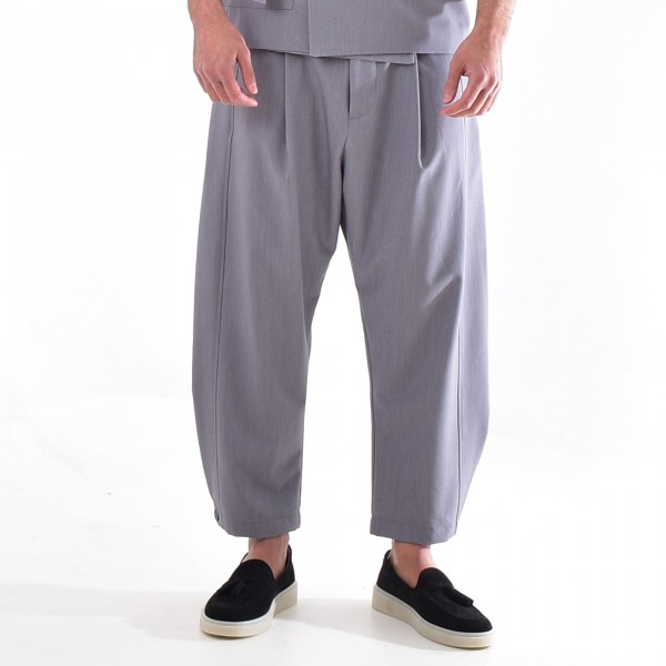 PANTS WITH PIETA AND BUTTONS
