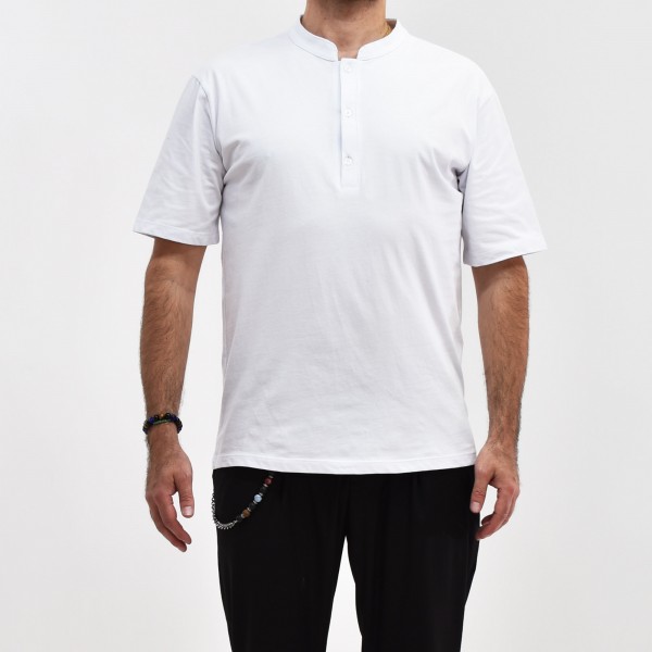 MEN'S T-SHIRT WITH BUTTONS