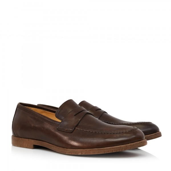 MEN'S BROWN LOAFERS