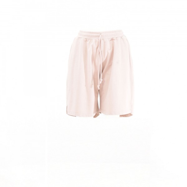 NUDE COTTON SHORTS