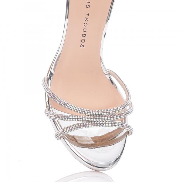 HIGH SANDAL WITH STRASS
