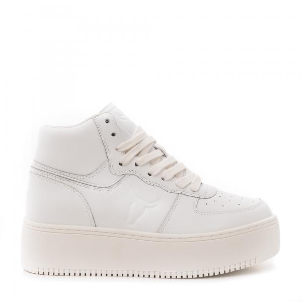 WHITE LEATHER SNEAKER